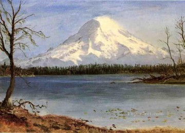  Bierstadt Lienzo - Lago en las Montañas Rocosas Paisaje de Albert Bierstadt